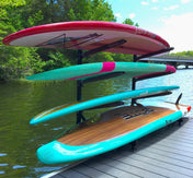 Broadwater Paddleboard Storage | Adjustable Dock Rack | Over The Water | 4 Levels, Dock Rack, StoreYourBoard, , , at Festive Water Paddlesports