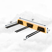 Burlington Ski Storage Rack | Holds 6 Pairs of Skis, Wall Mounted, StoreYourBoard, , , at Festive Water Paddlesports