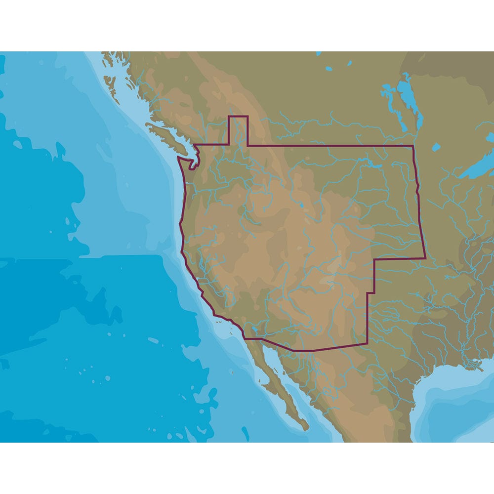 C - MAP 4D Lakes NA - D071 West US Lakes [M - NA - D071 - MS], C - Map 4D, C - MAP, , , at Festive Water Paddlesports