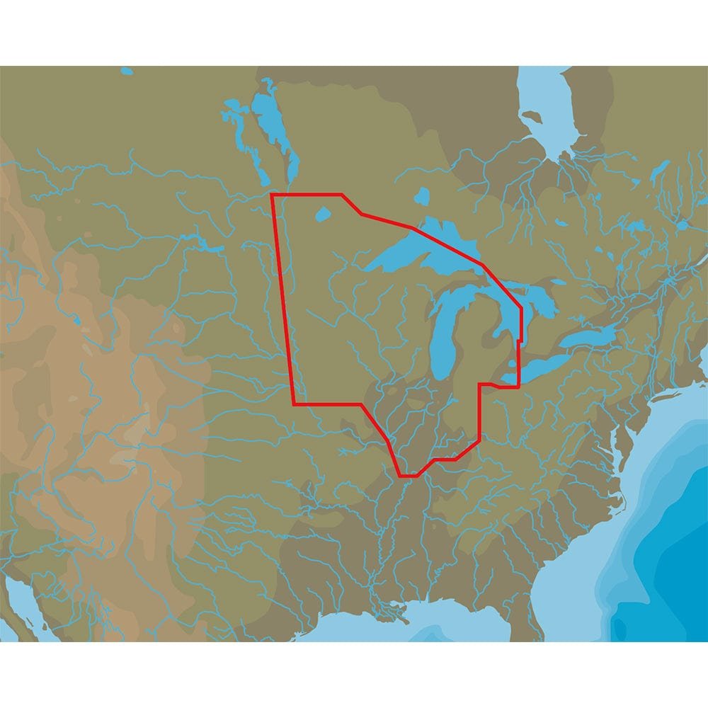 C - MAP 4D Lakes NA - D072 North Central [M - NA - D072 - MS], C - Map 4D, C - MAP, , , at Festive Water Paddlesports