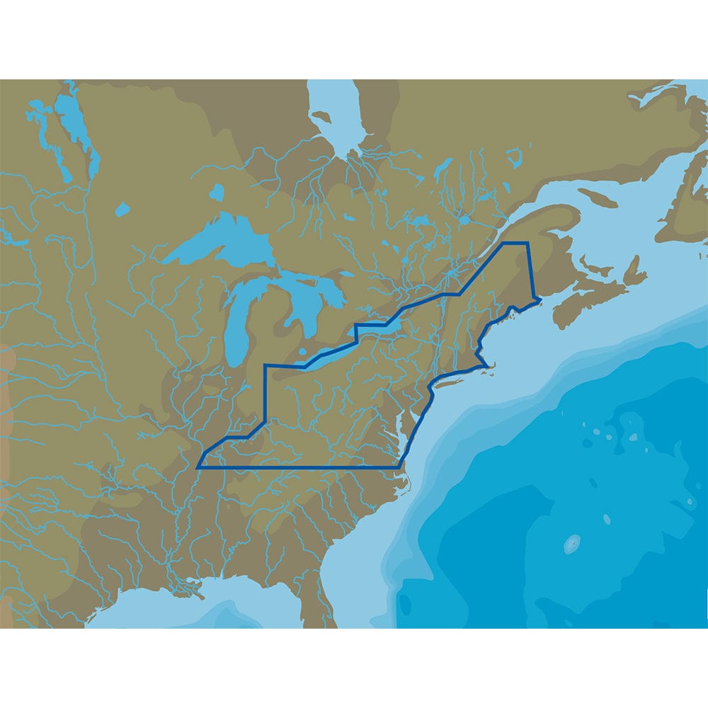 C - MAP 4D Lakes NA - D073 North East [M - NA - D073 - MS], C - Map 4D, C - MAP, , , at Festive Water Paddlesports