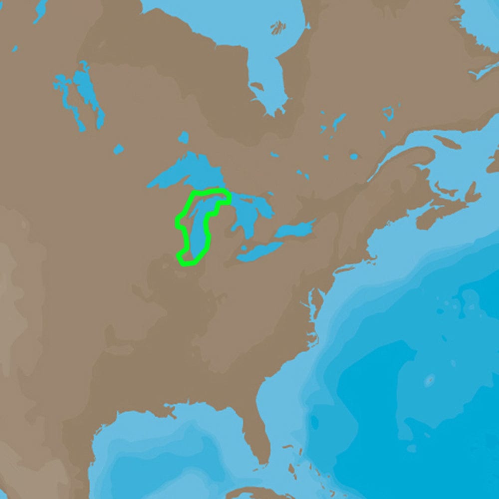 C - MAP 4D NA - D931 Lake Michigan [M - NA - D931 - MS], C - Map 4D, C - MAP, , , at Festive Water Paddlesports