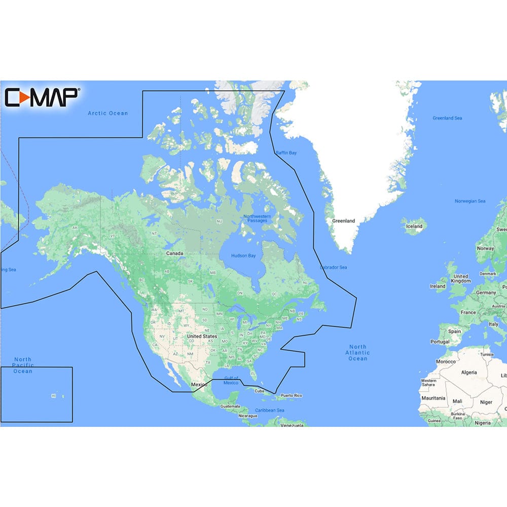 C - MAP M - NA - Y200 - MS DISCOVER North America [M - NA - Y200 - MS], C - Map Discover, C - MAP, , , at Festive Water Paddlesports