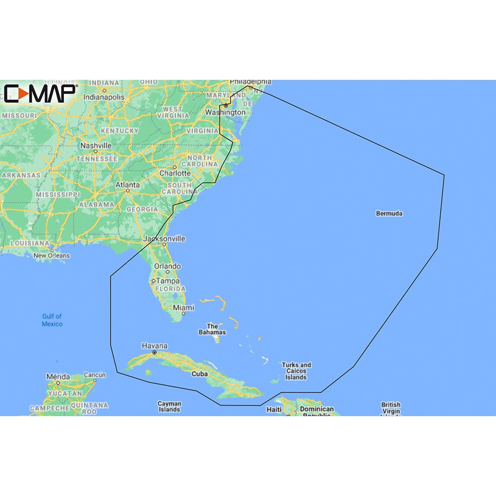 C - MAP M - NA - Y203 - MS Chesapeake Bay to Bahamas REVEAL Coastal Chart [M - NA - Y203 - MS], C - Map Reveal, C - MAP, , , at Festive Water Paddlesports