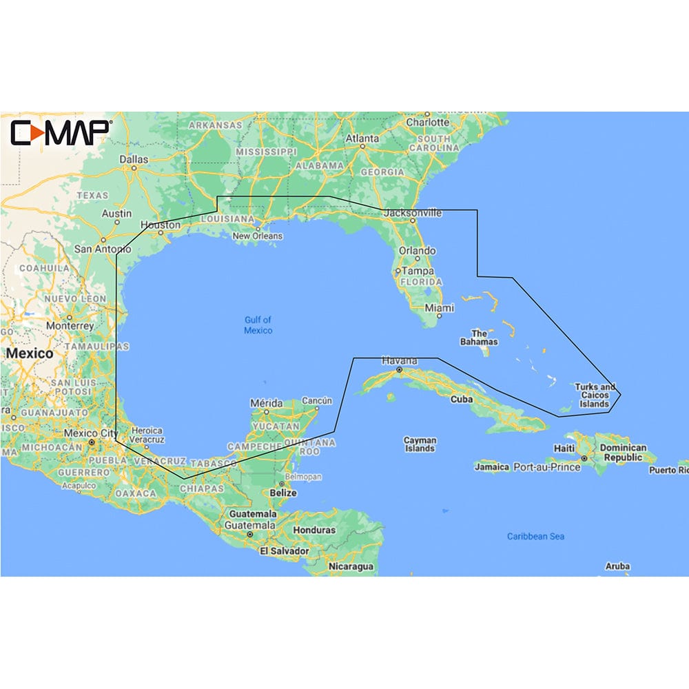 C - MAP M - NA - Y204 - MS Gulf of Mexico to Bahamas REVEAL Coastal Chart [M - NA - Y204 - MS], C - Map Reveal, C - MAP, , , at Festive Water Paddlesports