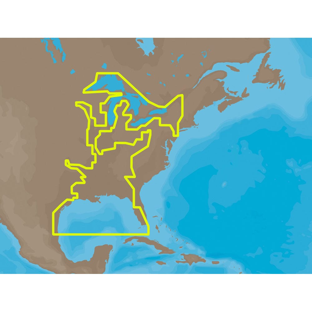 C - MAP MAX NA - M023 - U.S. Gulf Coast & Inland Rivers - SD Card [NA - M023SDCARD], C - Map Max, C - MAP, , , at Festive Water Paddlesports