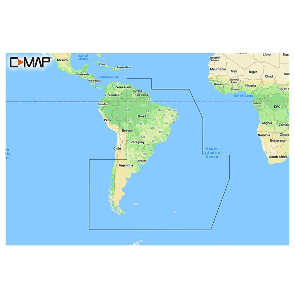 C - MAP REVEAL Chart - South America - East Coast [M - SA - Y501 - MS], C - Map Reveal, C - MAP, , , at Festive Water Paddlesports