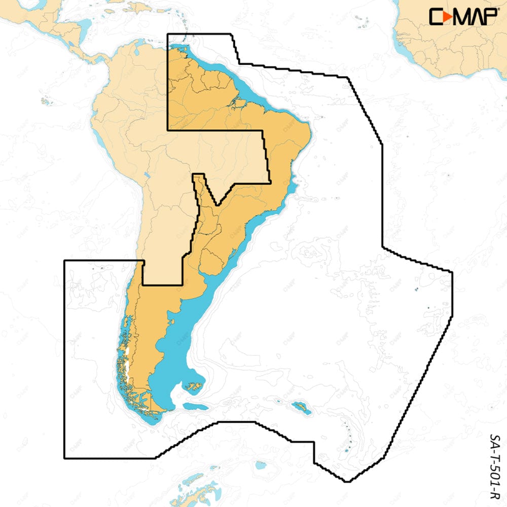 C - MAP REVEAL X - Gulf of Paria to Cape Horn [M - SA - T - 501 - R - MS], C - Map Discover x / Reveal X, C - MAP, , , at Festive Water Paddlesports