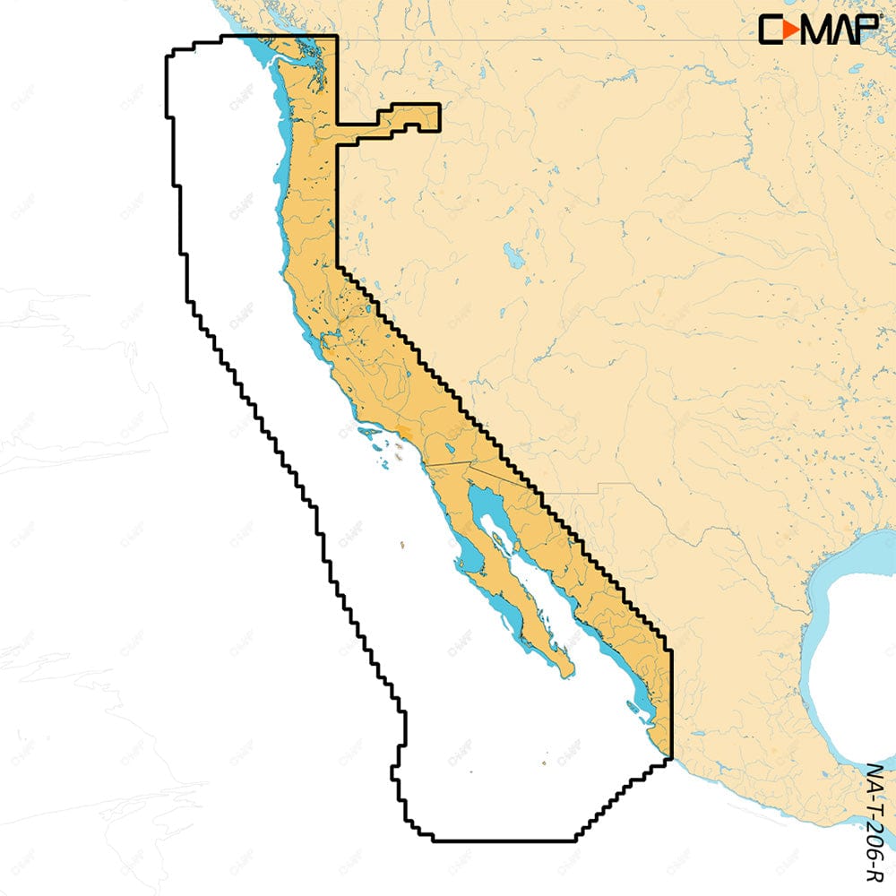 C - MAP REVEAL X - U.S. West Coat Baja California [M - NA - T - 206 - R - MS], C - Map Discover x / Reveal X, C - MAP, , , at Festive Water Paddlesports