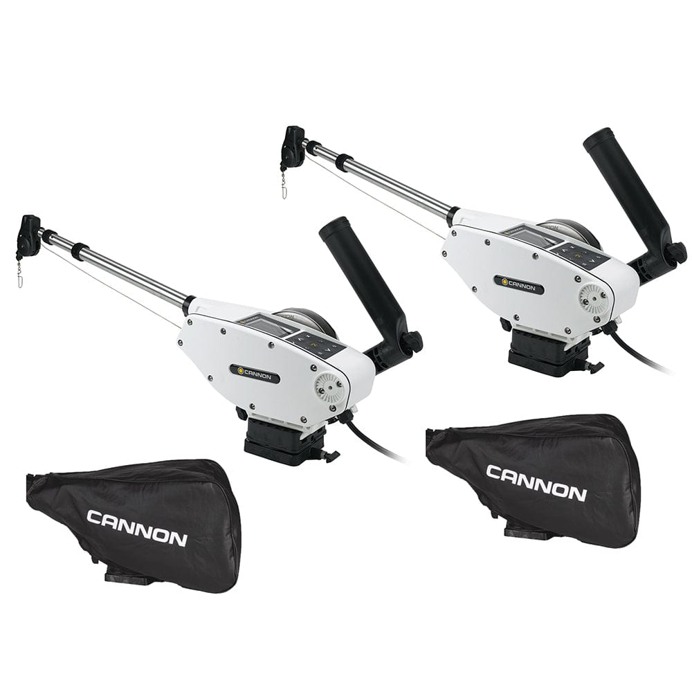 Cannon Optimum 10 Tournament Series (TS) BT Electric Downrigger 2 - Pack w/Black Covers [1902340X2/COVERS], Downriggers, Cannon, , , at Festive Water Paddlesports