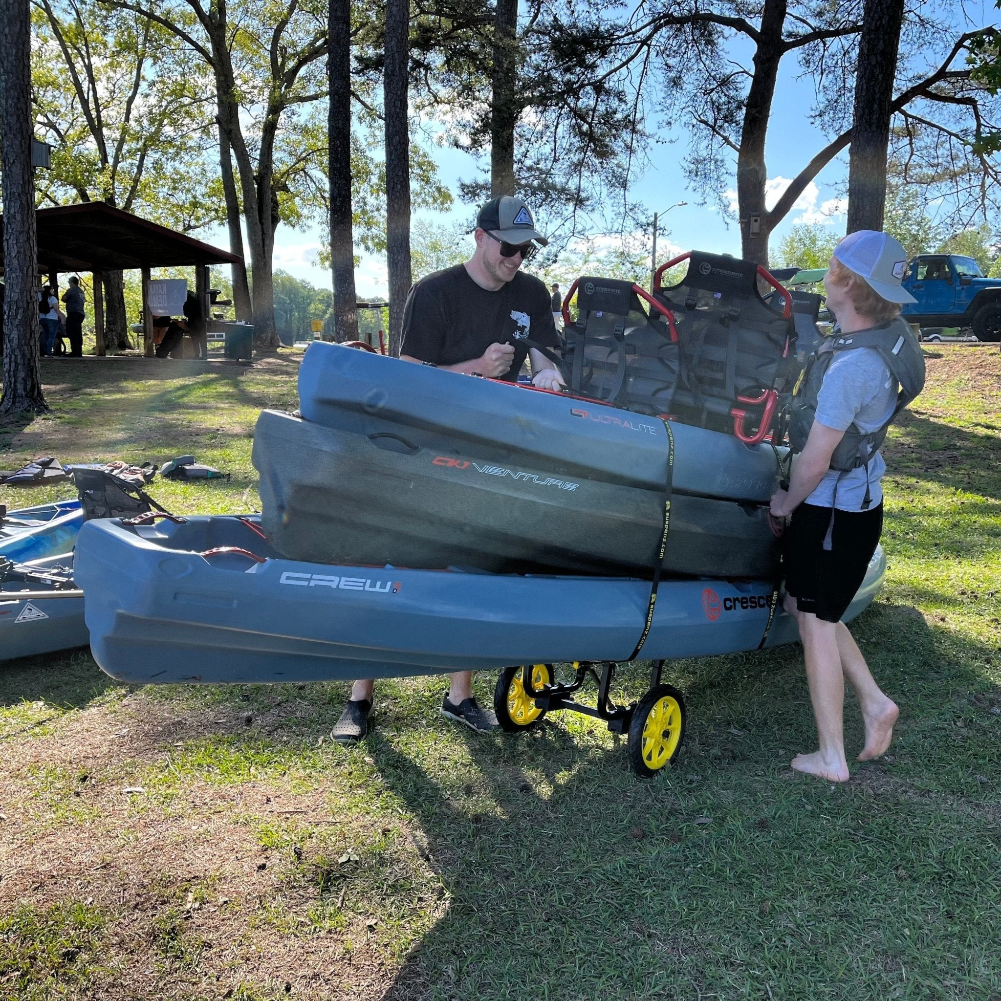 Catch - All Universal Airless Cart, Carts, Suspenz, Airless Cart Only at Festive Water Paddlesports