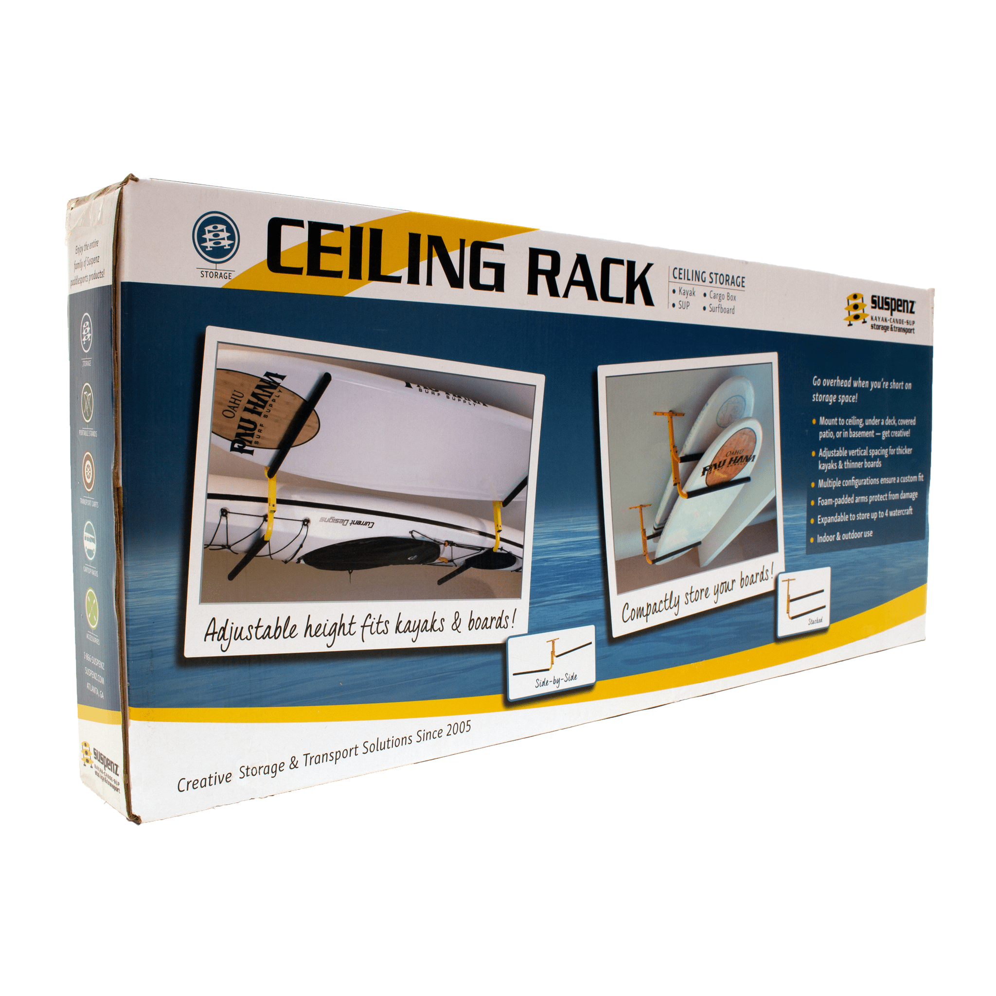 Ceiling Rack (or Under Deck), Ceiling Storage, Suspenz, at Festive Water Paddlesports
