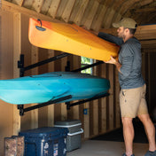 Champlain Kayak Storage | Indoor Adjustable Rack | 2 Levels, Wall Mounted, StoreYourBoard, , , at Festive Water Paddlesports