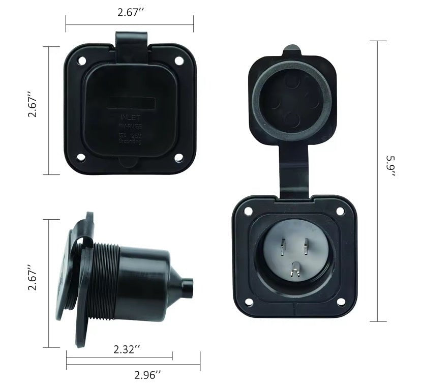 Charge Port Plug, , Monster Marine Lithium, at Festive Water Paddlesports