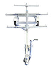 Com - Fab 16' Galvanized 4 Kayak Trailer with 80" Crossbars, Trailer, Com - Fab Trailers, No Padding, , at Festive Water Paddlesports
