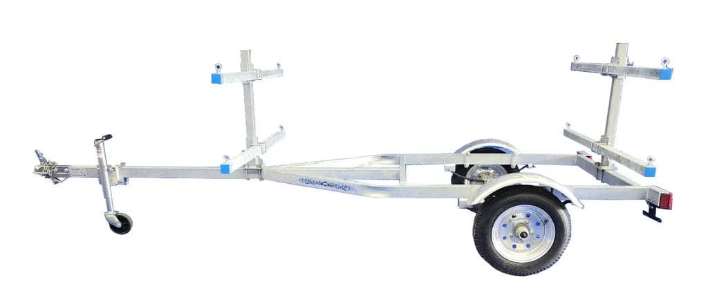 Com - Fab 16' Galvanized 4 Kayak Trailer with 80" Crossbars, Trailer, Com - Fab Trailers, No Padding, , at Festive Water Paddlesports