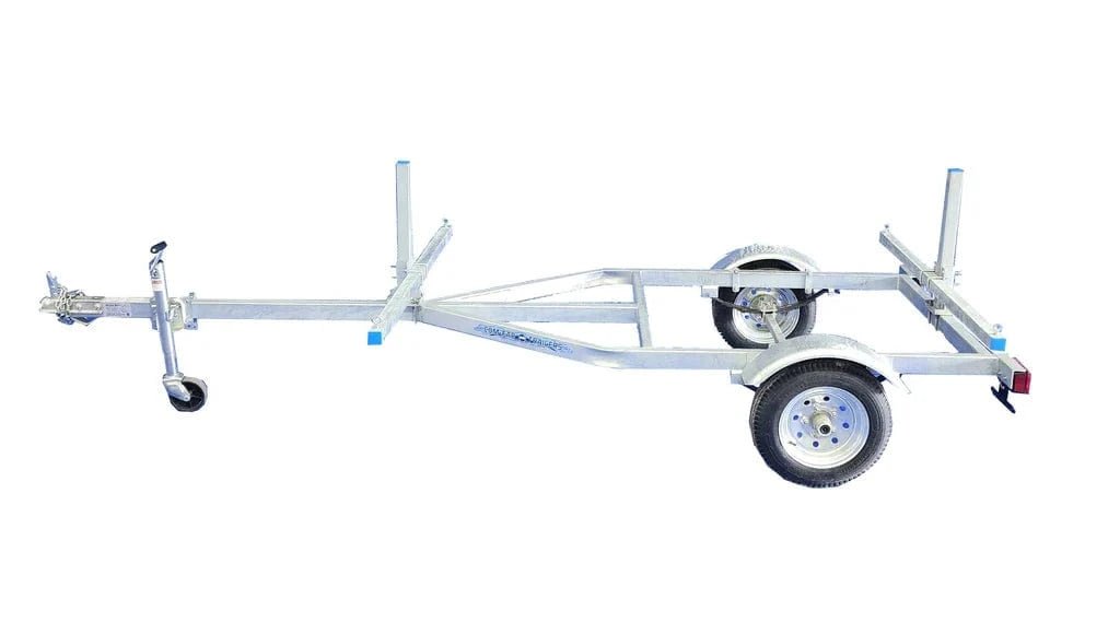 Comfab 16' Galvanized 2 Kayak Trailer with 80" Crossbars, Trailer, Com - Fab Trailers, No Padding, , at Festive Water Paddlesports