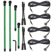 Complete LED Light Kit, 4 - Piece, Electronics, Yak Power, Green, , at Festive Water Paddlesports