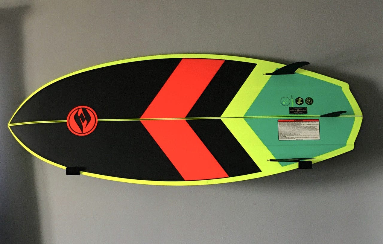 Corolla Minimalist Wakesurf Display Rack | Holds 30 lbs, Wall Mounted, StoreYourBoard, , , at Festive Water Paddlesports