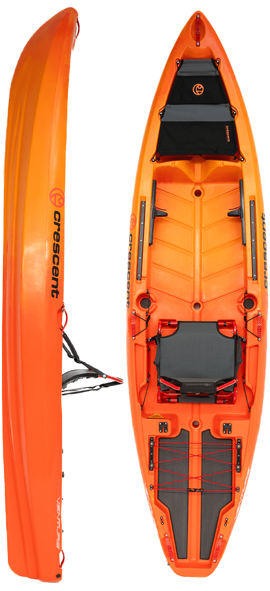 Crescent CK1 Venture 11' Kayak, Recreation Kayak, Crescent, Dawn, , at Festive Water Paddlesports