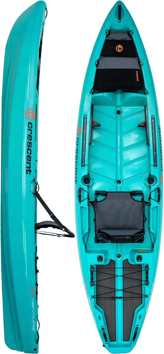 Crescent CK1 Venture 11' Kayak, Recreation Kayak, Crescent, Emerald Coast, , at Festive Water Paddlesports