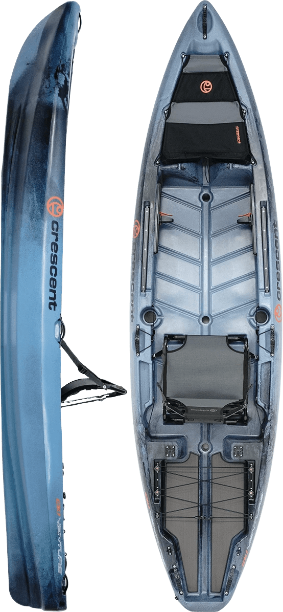 Crescent CK1 Venture 11' Kayak, Recreation Kayak, Crescent, Nor'easter, , at Festive Water Paddlesports