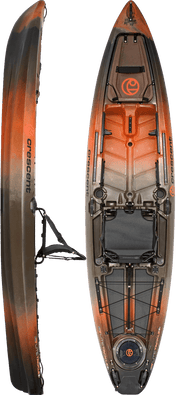 Crescent CK2 Venture Fishing Kayak, Fishing Kayak, Crescent, Timber at Festive Water Paddlesports