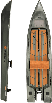 Crescent Cres - Craft Micro Skiff Fishing Kayak, Fishing Kayak, Crescent, Moon Rock, , at Festive Water Paddlesports