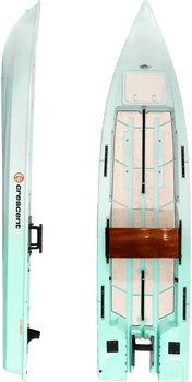 Crescent Cres - Craft Micro Skiff Fishing Kayak, Fishing Kayak, Crescent, Seafoam, , at Festive Water Paddlesports