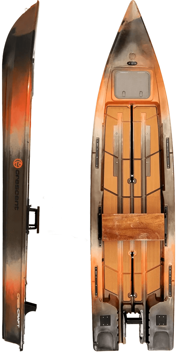 Crescent Cres - Craft Micro Skiff Fishing Kayak, Fishing Kayak, Crescent, Timber, , at Festive Water Paddlesports