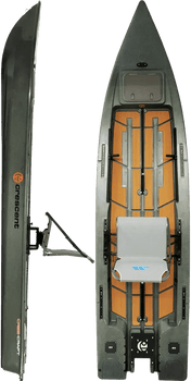 Crescent CresCraft Power Yak Fishing Kayak, Fishing Kayak, Crescent, Moon Rock, , at Festive Water Paddlesports