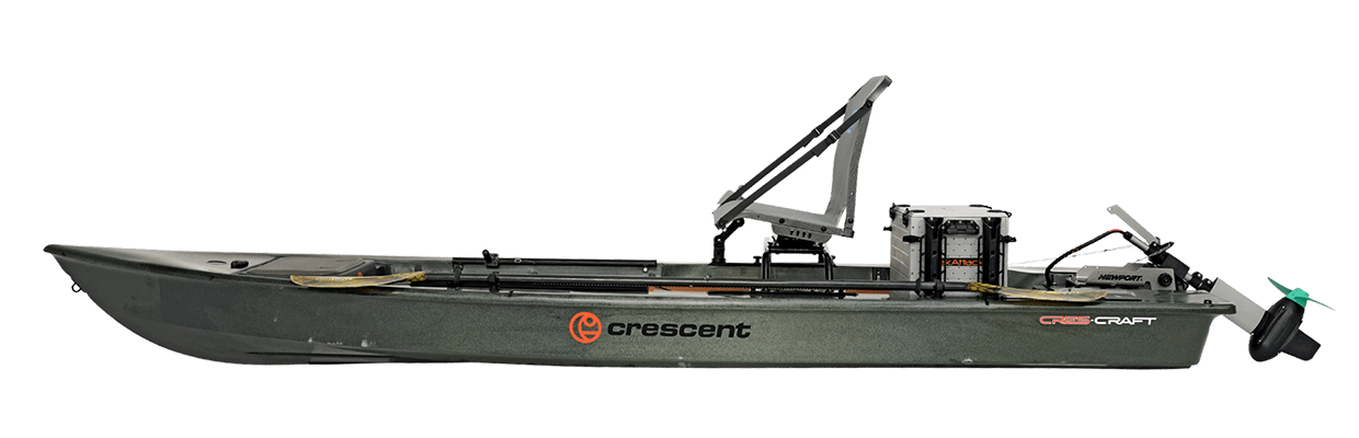 Crescent CresCraft Power Yak Fishing Kayak, Fishing Kayak, Crescent, Seafoam, , at Festive Water Paddlesports