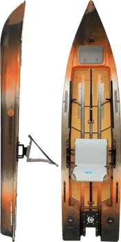 Crescent CresCraft Power Yak Fishing Kayak, Fishing Kayak, Crescent, Timber, , at Festive Water Paddlesports