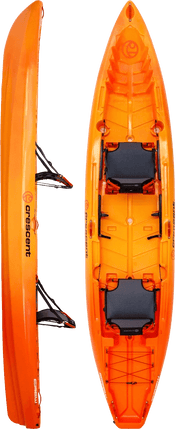 Crescent Crew 2+1 Tandem Kayak, Recreation Kayak, Crescent, Dawn, , at Festive Water Paddlesports