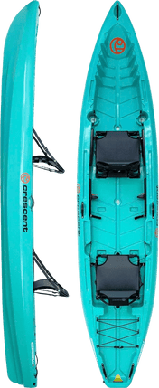Crescent Crew 2+1 Tandem Kayak, Recreation Kayak, Crescent, Emerald Coast, , at Festive Water Paddlesports