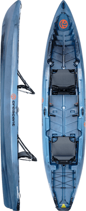 Crescent Crew 2+1 Tandem Kayak, Recreation Kayak, Crescent, Nor'easter at Festive Water Paddlesports