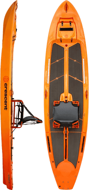 Crescent K Craft Hybrid Skiff, Fishing Kayak, Crescent, Dawn, Microskiff, at Festive Water Paddlesports