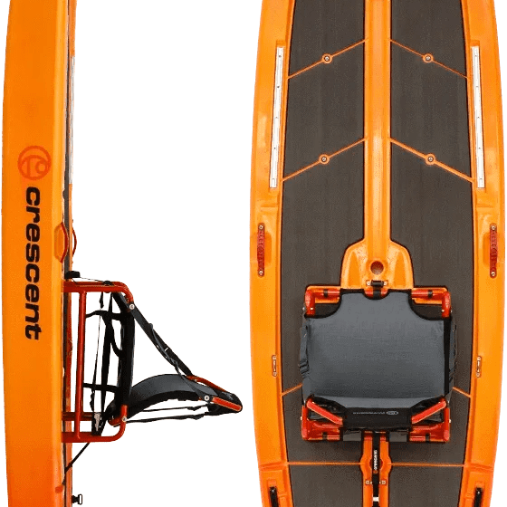 Crescent K Craft Hybrid Skiff, Fishing Kayak, Crescent, Dawn, Microskiff, at Festive Water Paddlesports