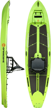 Crescent K Craft Hybrid Skiff, Fishing Kayak, Crescent, Flash, Microskiff, at Festive Water Paddlesports