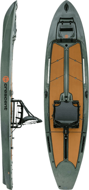 Crescent K Craft Hybrid Skiff, Fishing Kayak, Crescent, Moon Rock, Microskiff, at Festive Water Paddlesports