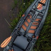 Crescent Kayak Lite Tackle II Pad Kit, , Crescent, Charcoal at Festive Water Paddlesports