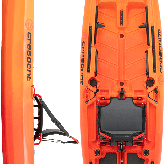 Crescent LiteTackle II Fishing Kayak, Fishing Kayak, Crescent, Dawn, , at Festive Water Paddlesports