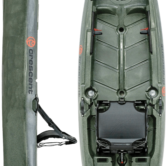 Crescent Primo 10.5' Kayak, Recreation Kayak, Crescent, Moon Rock, , at Festive Water Paddlesports