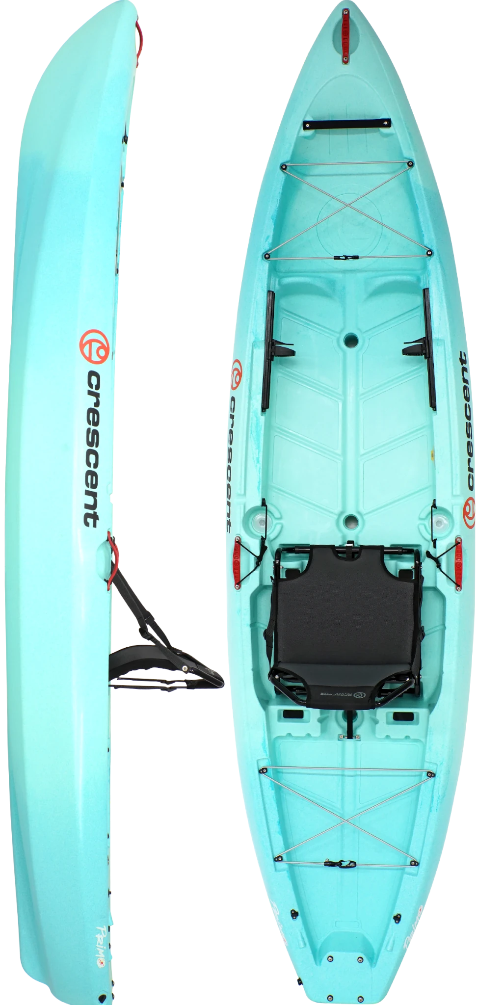Crescent Primo 10.5' Performance Kayak, Recreation Kayak, Crescent, Seafoam at Festive Water Paddlesports