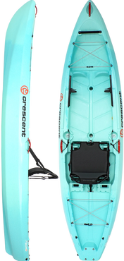 Crescent Primo 10.5' Performance Kayak, Recreation Kayak, Crescent, Seafoam at Festive Water Paddlesports