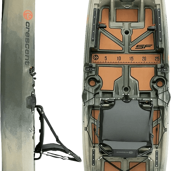 Crescent Shoalie Fishing Kayak, Fishing Kayak, Crescent, OG Camo, , at Festive Water Paddlesports