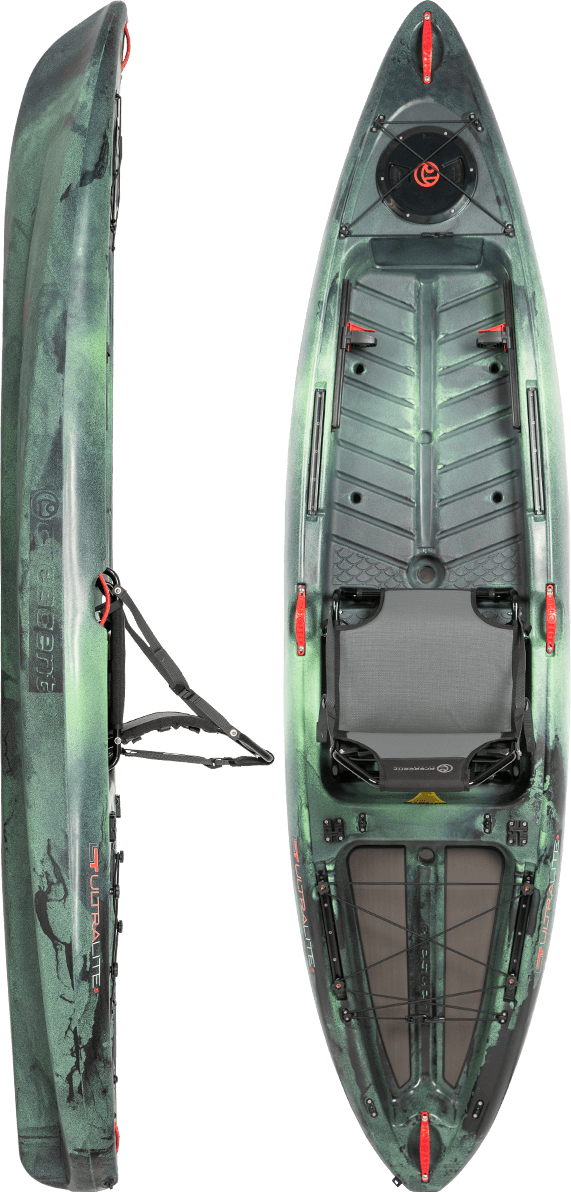 Crescent UltraLite Kayak, Fishing Kayak, Crescent, Moss, , at Festive Water Paddlesports