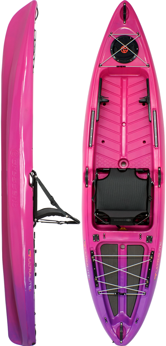 Crescent UltraLite Kayak, Fishing Kayak, Crescent, Razz at Festive Water Paddlesports