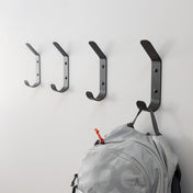 Crozet Multipurpose Wall Hooks | 4 - Pack | Black, Wall Mounted, StoreYourBoard, , , at Festive Water Paddlesports