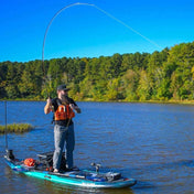 Cubera 120 Hybrid, Kayaks, Vibe Kayaks, Caribbean Blue at Festive Water Paddlesports